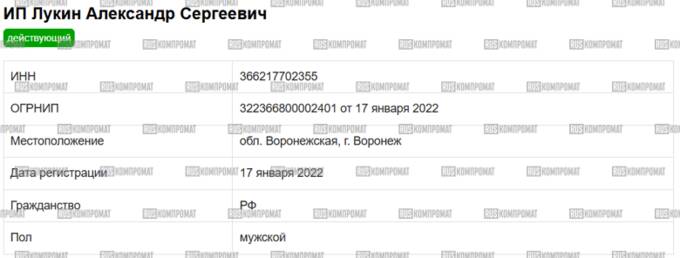 The German business of former senator Sergei Lukin